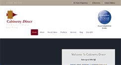 Desktop Screenshot of cabinetry-direct.com